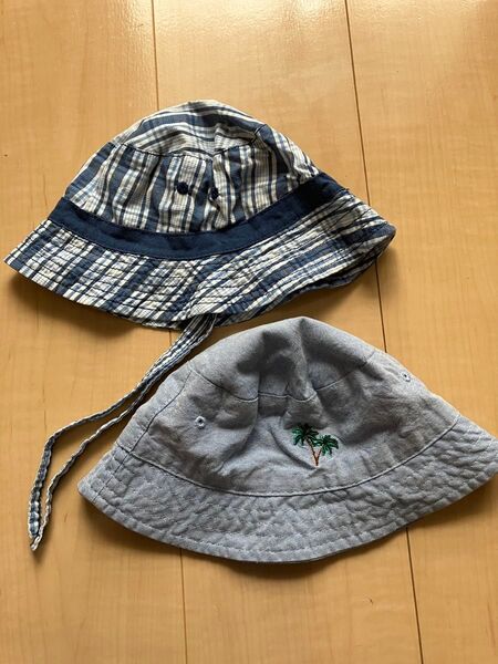 H&M 子ども帽子2つセット