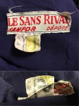 50's 60's ヨーロッパヴィンテージ LE SANS RIVALフランスヴィンテージ フレンチワークパンツ コットンツイル SANFOR 紺_画像10