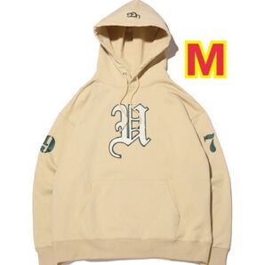 M UGG@mos アグ ロゴ ワッペン フーディー /Mサイズ クリーム ベージュ