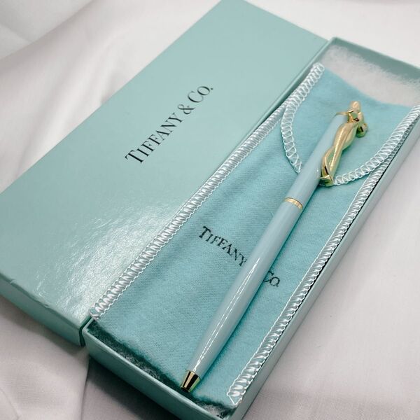 TIFFANY&CO ティファニー ボールペン リボン ゴールド レディース TIFFANY ツイスト式