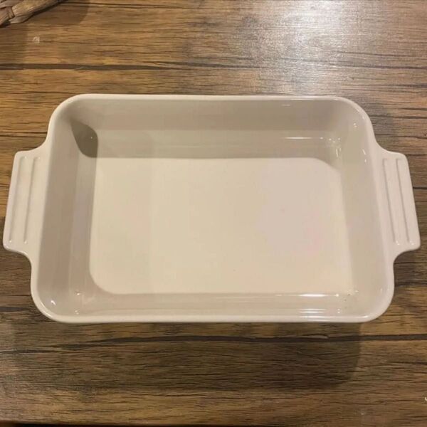 ル・クルーゼ レクタンギュラー ディッシュ LE CREUSET グラタン皿 未使用