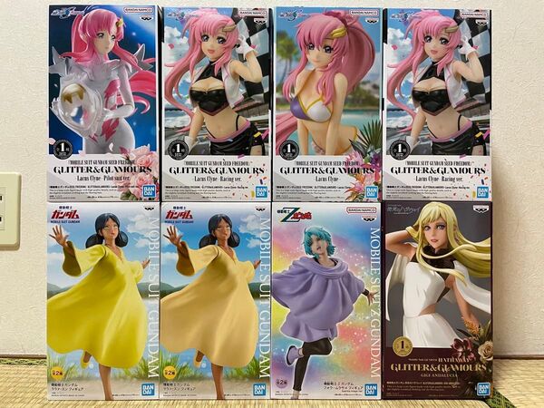 機動戦士ガンダム GLITTER&GLAMOURS フィギュア Lacus Clyne 8個