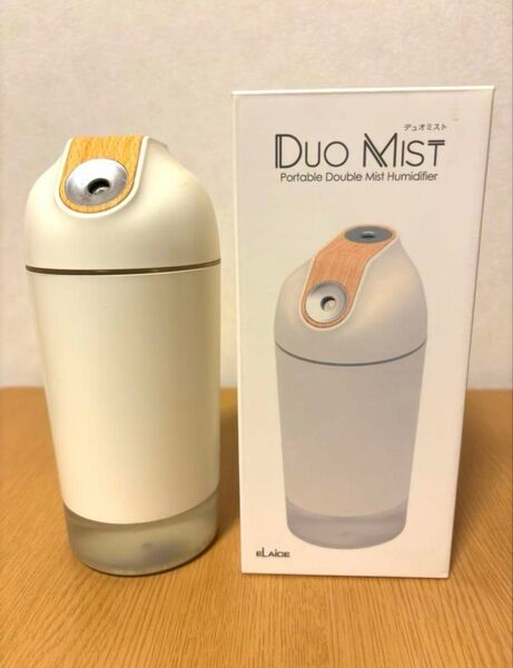 エレス 超音波式USB加湿器 デュオミスト ホワイト
