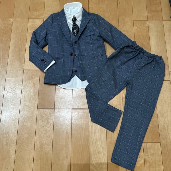 Lvobo Bei Bei スーツ スリーピース 上下 セット キッズ 130㎝
