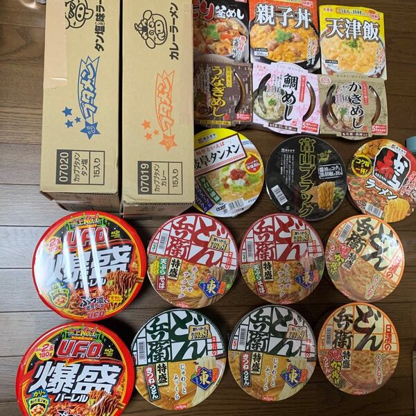 カップラーメン、釜めし