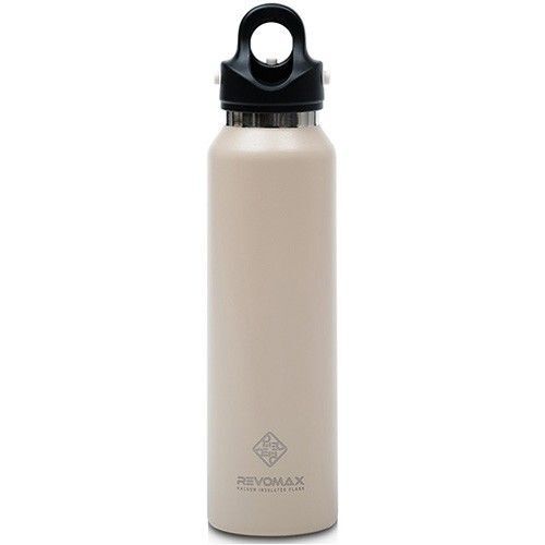 REVOMAX 炭酸対応真空断熱ボトル 20oz サンドベージュ