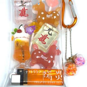 『麻雀牌』×『Rody』カンチャン待ちリーチ オレンジ・ピンク ガチャ詰めポーチ