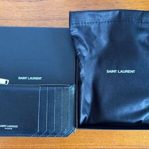 SAINT LAURENT カードケース 財布 ブラック
