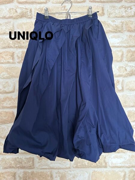 MARNIxUNIQLO ユニクロ バルーンスカート ネイビー マルニ ボトムス