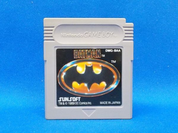 動作確認済 GB バットマン サンソフト 1989年 ゲームボーイ レトロゲーム 当時物 Batman: The Video Game