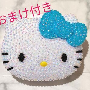 キティちゃん デコケース ハンドメイド おまけ付き(じゅるる2個)
