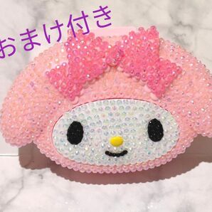 マイメロ デコケース ハンドメイド おまけ付き(じゅるる2個)