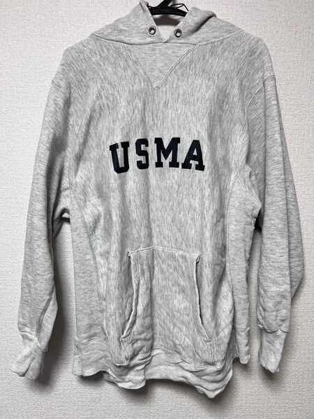 USMA グレー パーカー mvp リバースウィーブ reverse weave