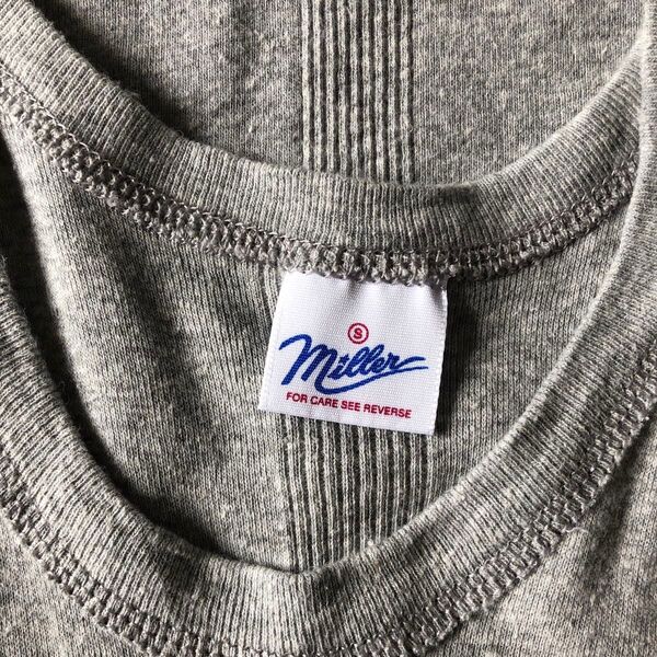 Miller ミラータンクトップ S グレー USA製
