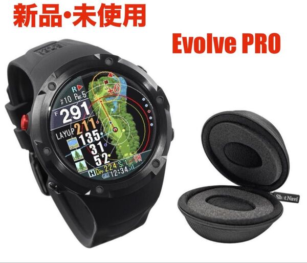 新品未使用 GPSゴルフナビ Shot Navi Evolve PROブラック×レッド ショットナビ 限定カラー