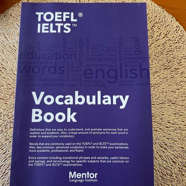 TOEFL IELTS Vocabulary Book 英語 参考書