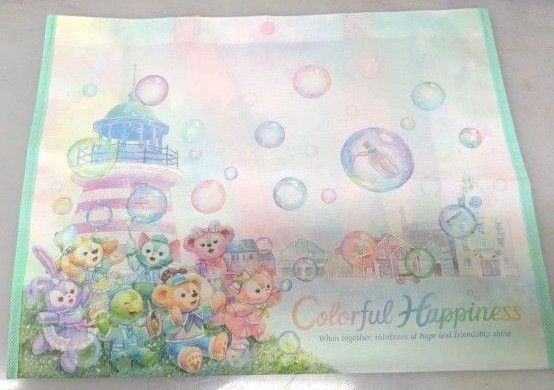 ディズニー ダッフィー カラフルハピネス ショッピングバック