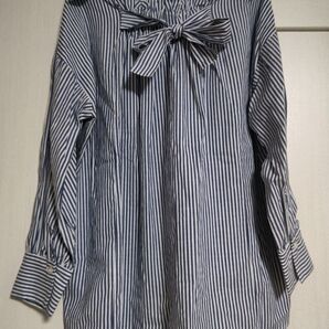 【新品】タグ付 OLIVE des OLIVE バックリボン抜きシャツ Fサイズ