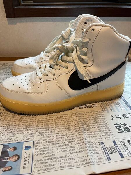 ナイキ エアフォース1ハイ Nike by you ※まとめ買いで割引します Foxtrot シューレース おまけ