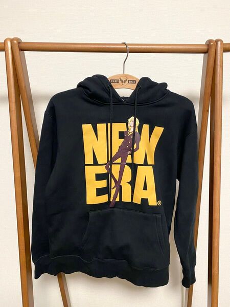 NEW ERA ワンピースコラボ ブラック パーカー Sサイズ フーディ