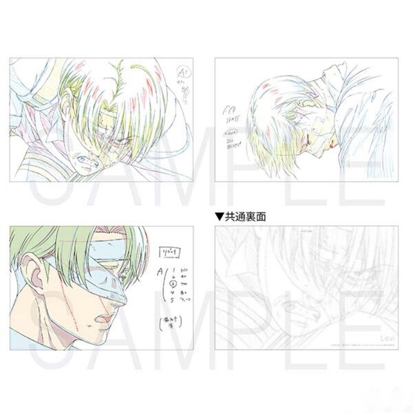 【新品未開封】 進撃の巨人 リヴァイ 原画 ポストカード セット ポスカ