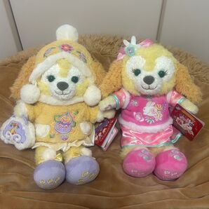 上海ディズニー ダッフィー&フレンズ クッキーアン ぬいぐるみ SS 春節 旧正月 お正月 干支 卯年 巳年