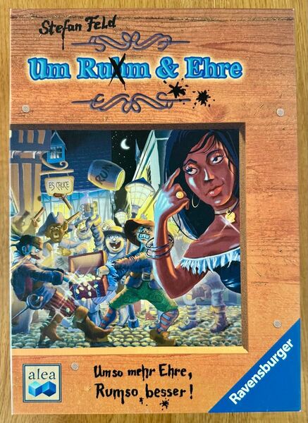 ラムと名誉 日本語説明書付属 ボードゲーム フェルト アレア