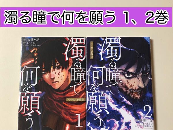 【漫画】 濁る瞳で何を願う ハイセルク戦記 1, 2巻 2冊セット 斎藤八香 / 著