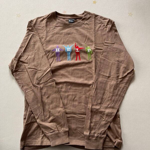 THE BEATLES ロングTシャツ チークベージュ Mサイズ