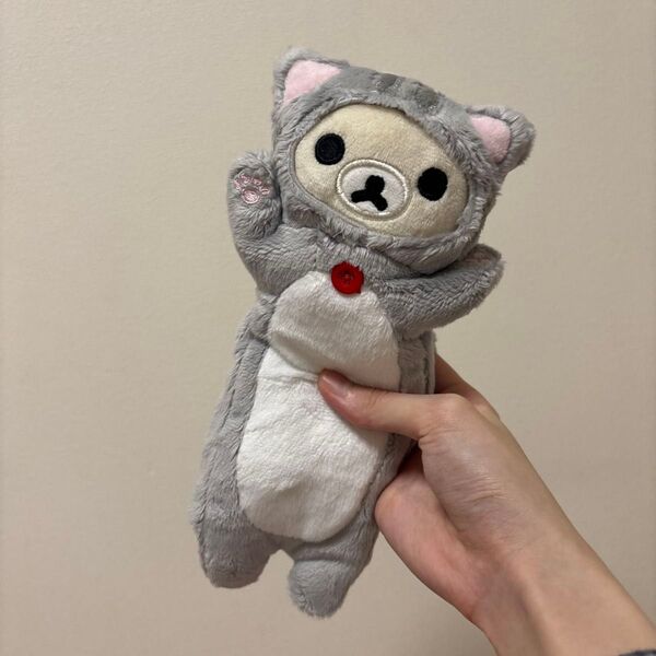 リラックマ ぬいぐるみ ペンポーチ コリラックマ 猫 ねこ ネコ マスコット 筆箱