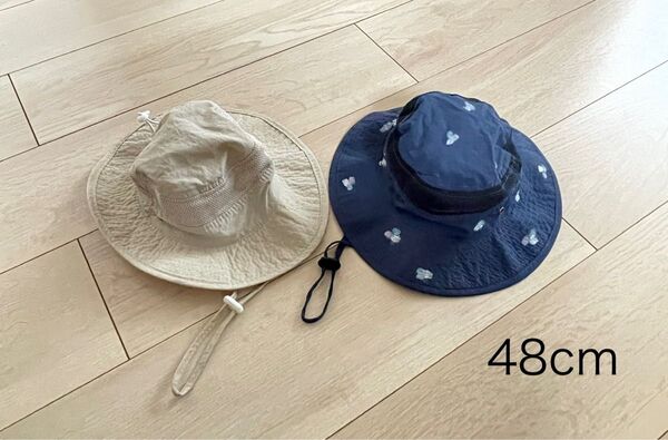 キッズ 夏用帽子 2セット