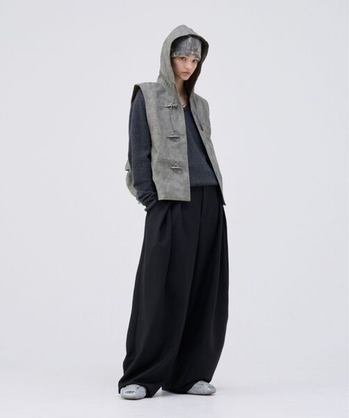 完売中 3TUCK WIDE BALLOON TROUSERS/3タックワイドバルーントラウザー