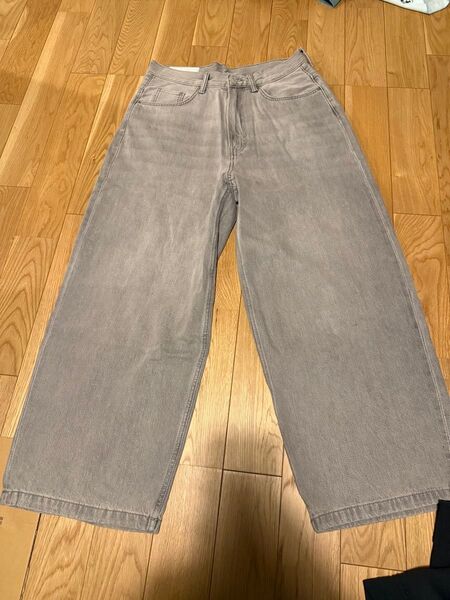 完売中 H&M スーパーバギーデニム グレー