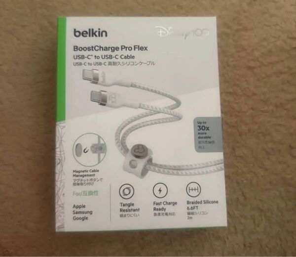 【新品未使用】belkin ベルキン ディズニー100周年 記念 ケーブルセット 未開封