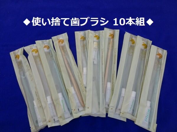 M433-2★使い捨て歯ブラシ 10本組(未開封品)