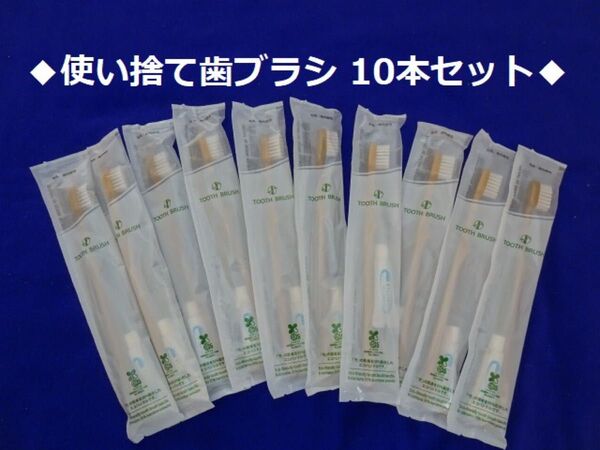 M434★使い捨て歯ブラシ 10本組(未開封品)