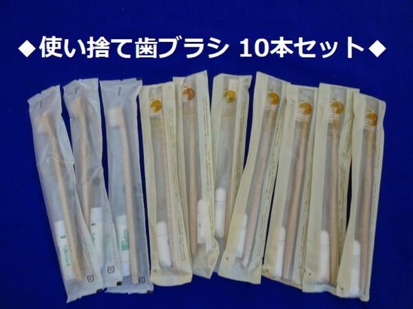 M437★使い捨て歯ブラシ 10本組(未開封品)