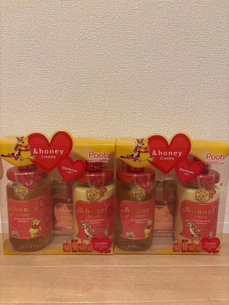 &honey アンドハニー メルティ モイストリペア 限定 プーさん シャンプー & ヘアトリートメント&トラベルキット