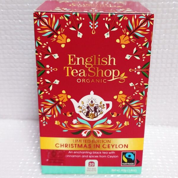 新品未開封★有機紅茶★クリスマス イン セイロン ティーバッグ 20袋入