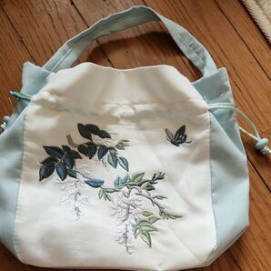中華風カバン 花柄