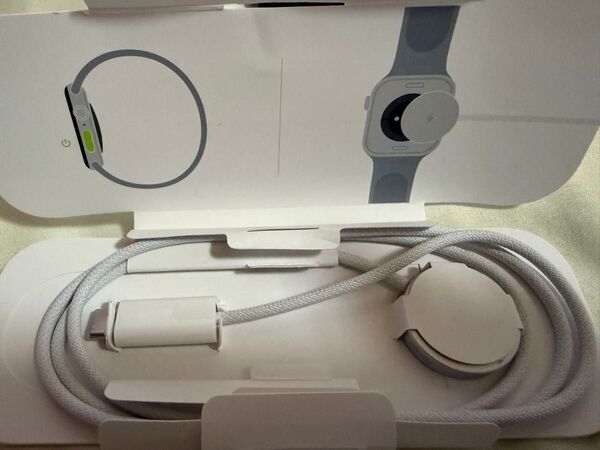 アップルウォッチ 純正 編み込み式 磁気充電ケーブルA2515 Cタイプ 編み込み