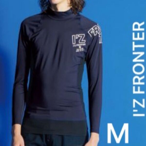 アイズフロンティア(I'Z FRONTIER) 接触冷感コンプレッション ハイネックシャツ #211 Mサイズ ネイビー