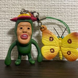 【新品未使用】入手困難 こびとづかん リトルハナガシラ 蝶々 ストラップ フィギュア ★相場より安い 同梱割引◎
