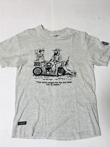 USA製 80s★Hanes ヘインズ EASY RIDERS イージーライダース Tシャツ バイク モーターサイクル TOKYO JAPAN カスタムパーツ★