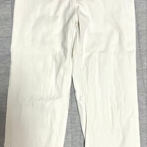 パンツ 白 ジーパン デニム ホワイト サイズL ズボン
