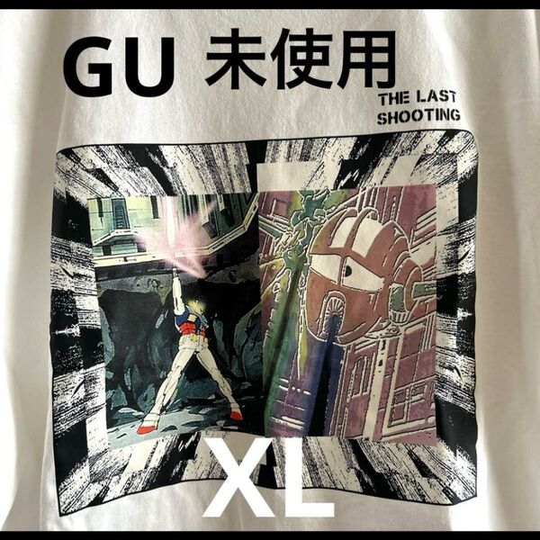 ジーユー GU ガンダム Tシャツ 五分袖