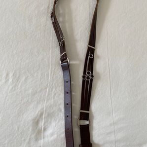 レディース ベルト デザインベルト ブラウン 革製