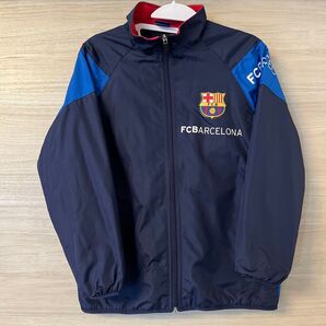 FCバルセロナ ウインドブレーカー ネイビー×ブルー 140