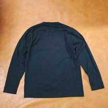 SHOW-YA スカル & ローズ ラバー プリント 長袖 Tシャツ ブラック ユースサイズ 160 ロン Tee ショーヤ_画像6