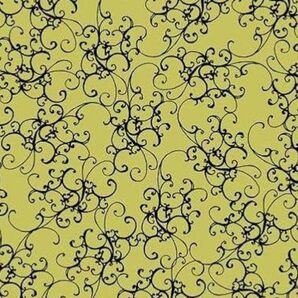 ロラライハリス 【Elegant Scroll】110×45 グリーン